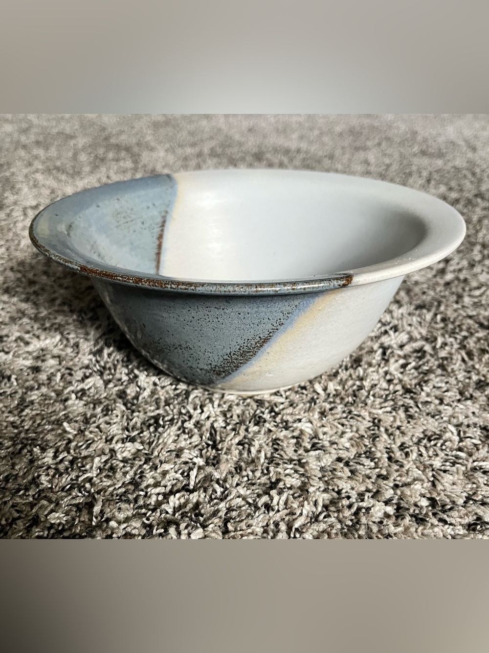 Studio Art Pottery decorative bowl fruit bowl - earth tones Artisan signed